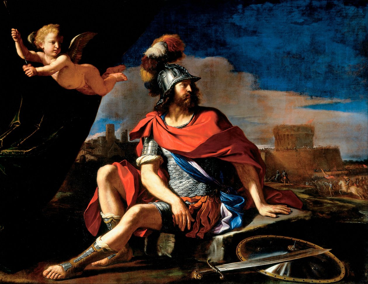Mars avec Cupidon - Guercino