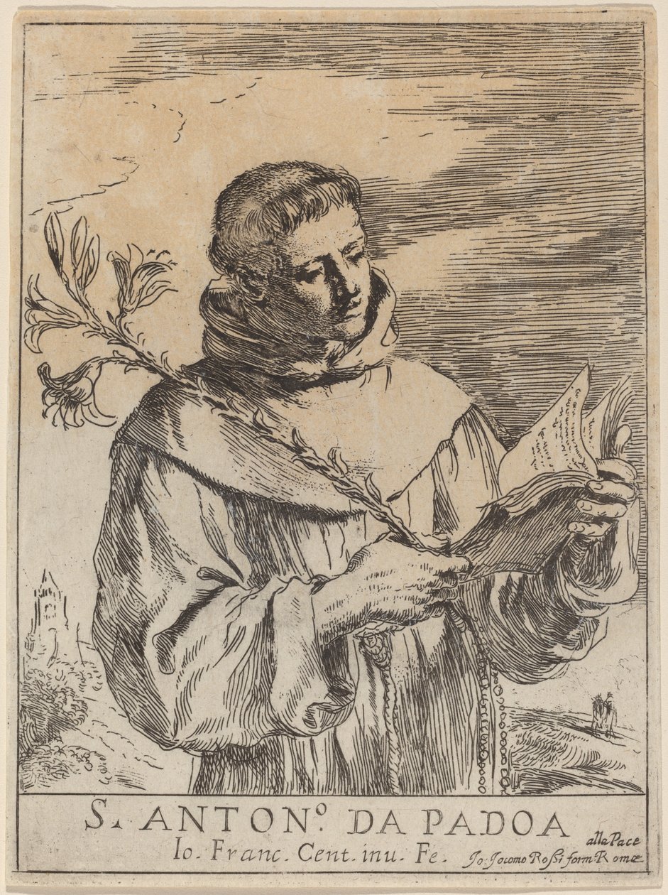 Saint Antoine de Padoue - Guercino