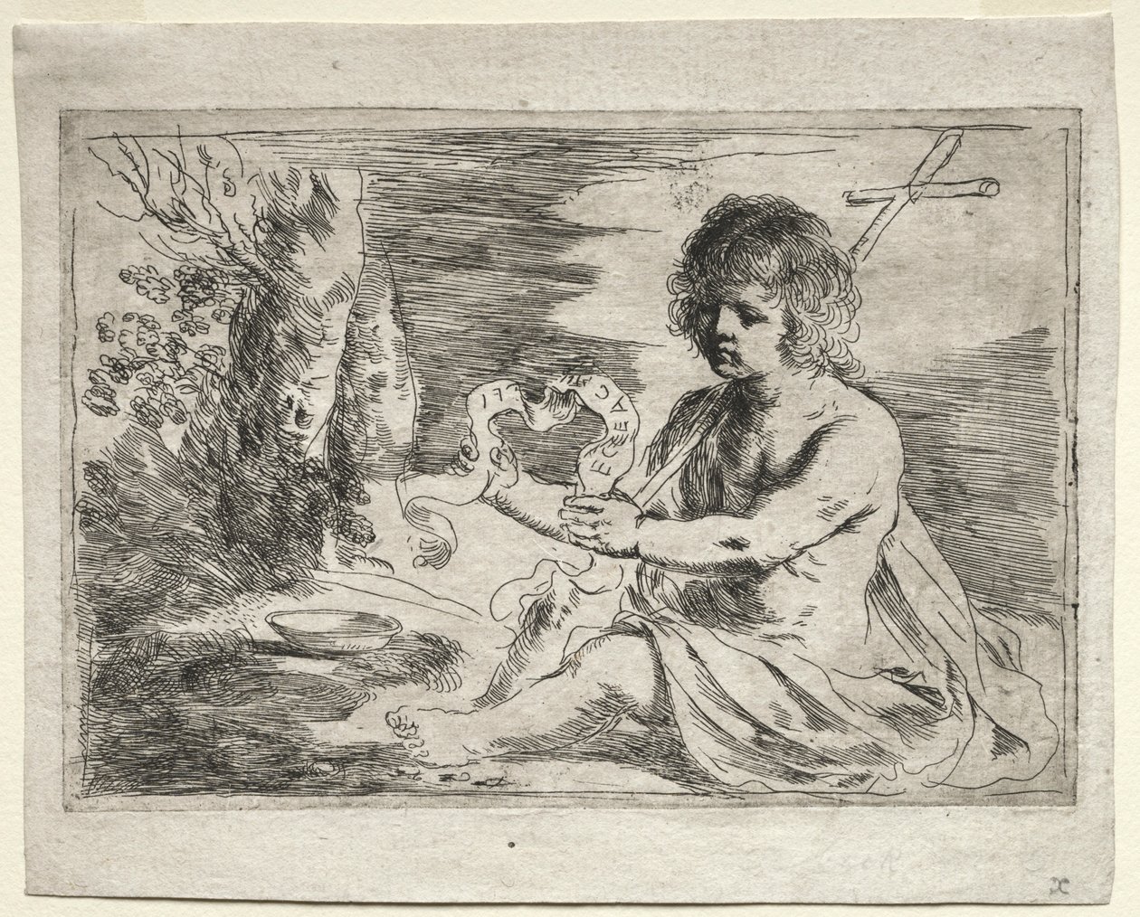 Saint Jean-Baptiste, 1650s - Guercino