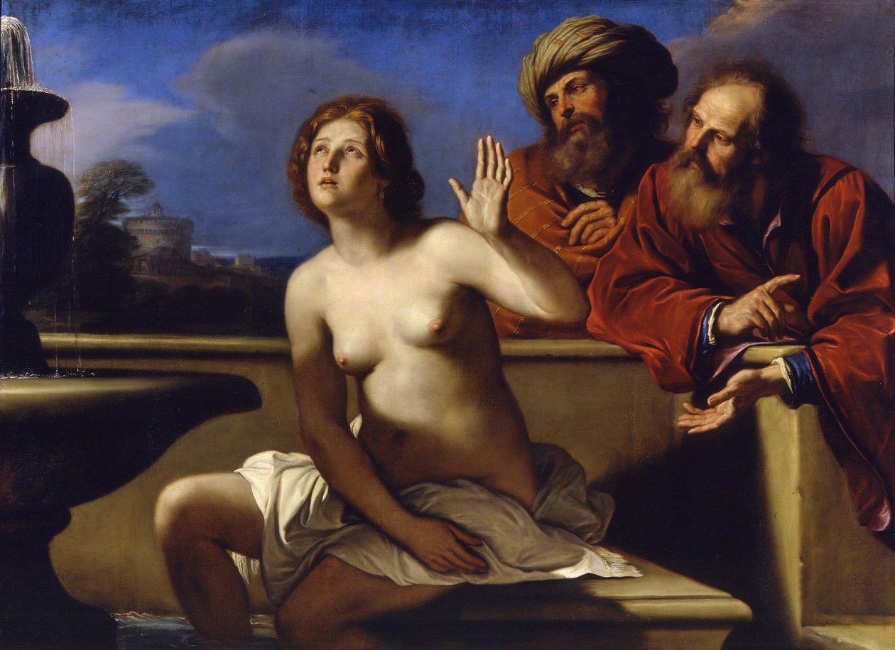 Suzanne et les vieillards - Guercino