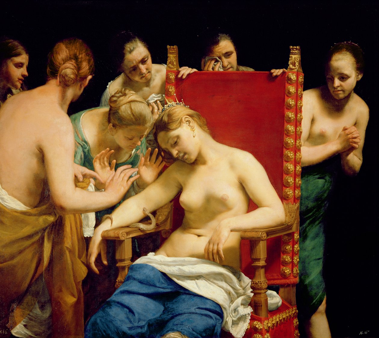 La Mort de Cléopâtre - Guido Cagnacci