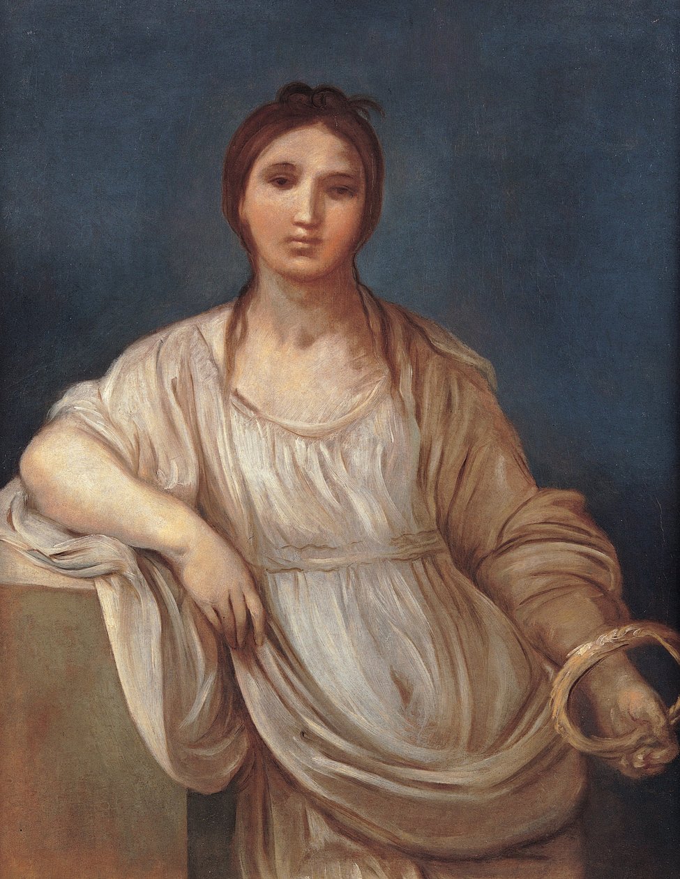 Portrait de fille avec une couronne - Guido Reni