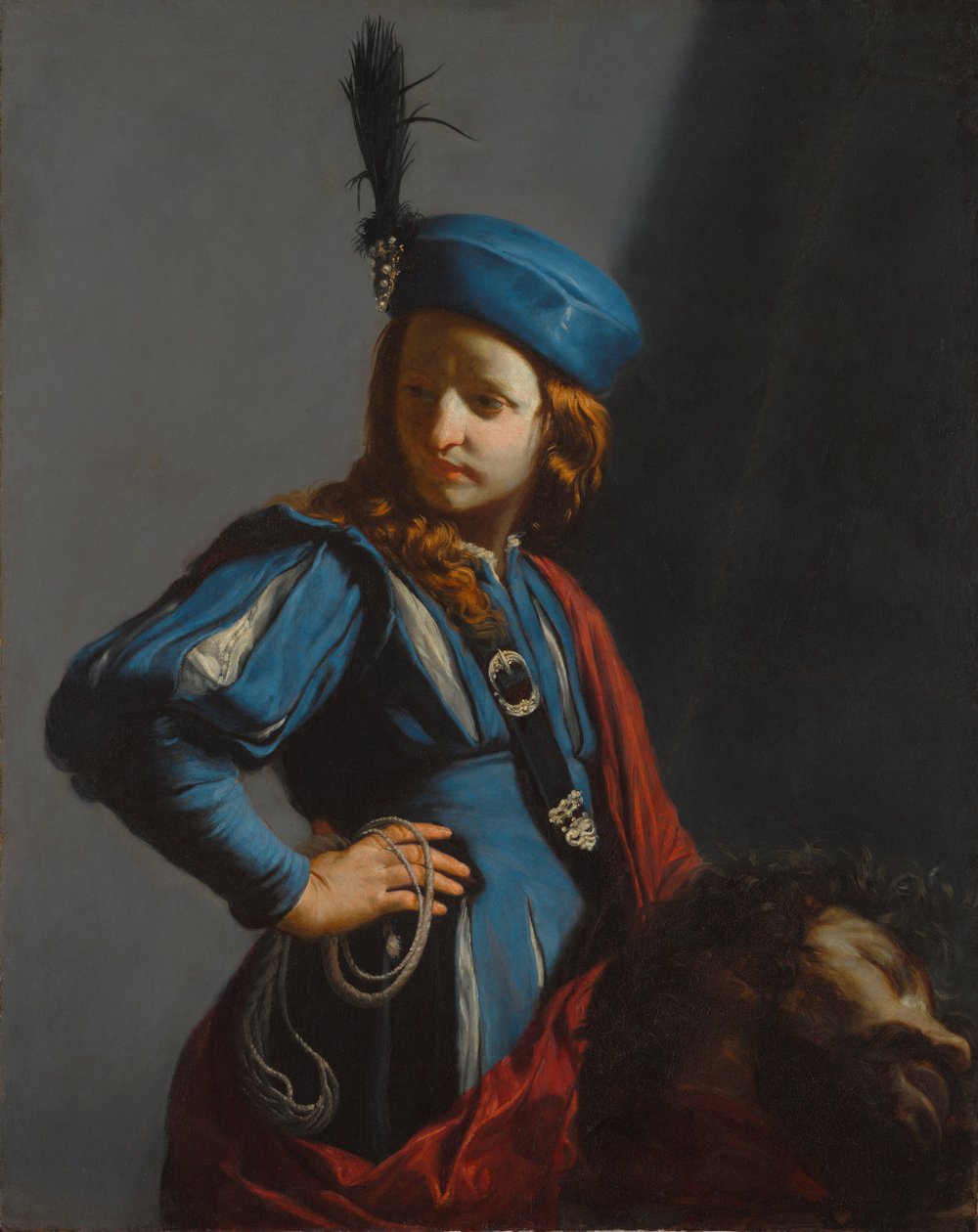 David avec la tête de Goliath - Guido Cagnacci