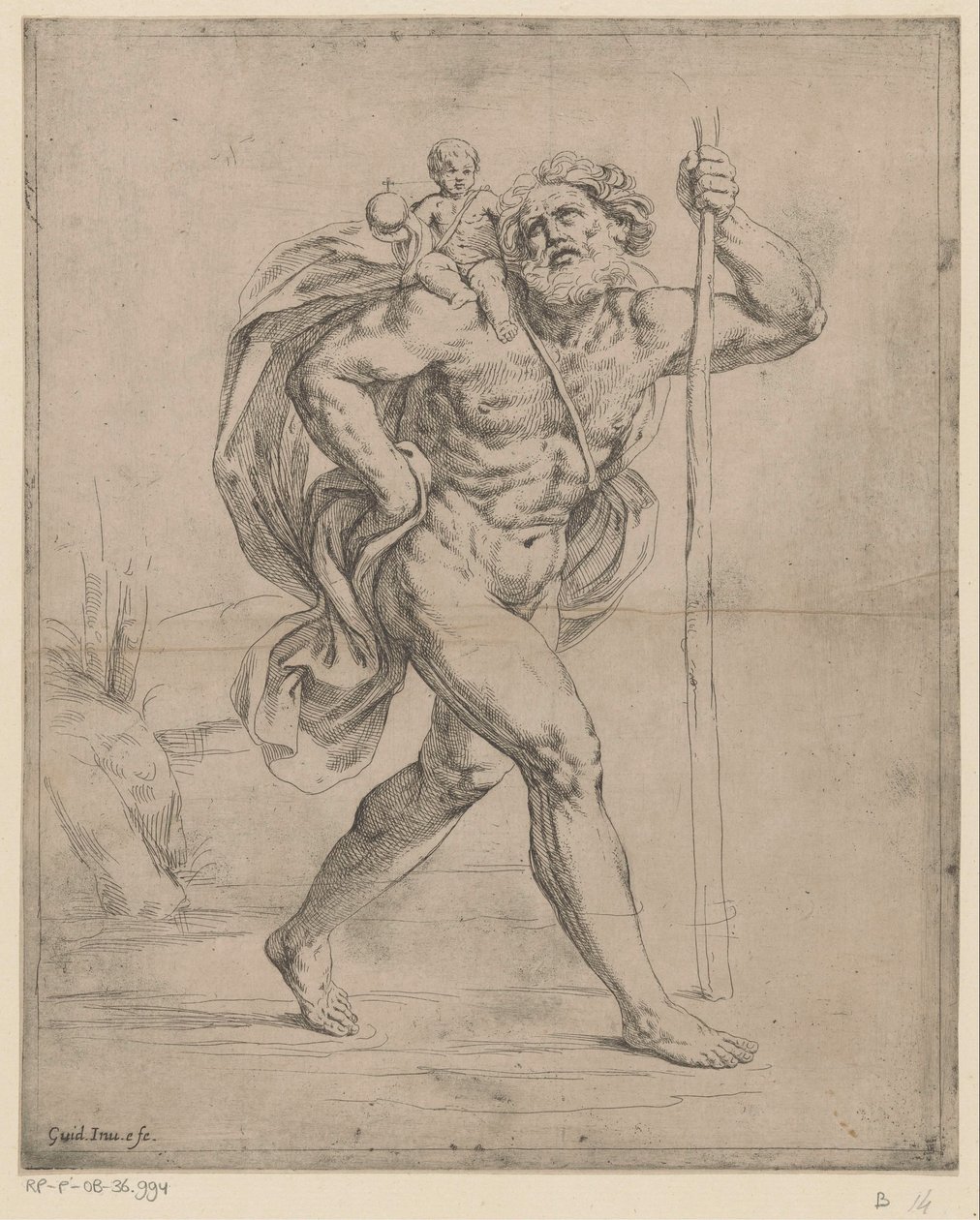 Saint Christophe - Guido Reni