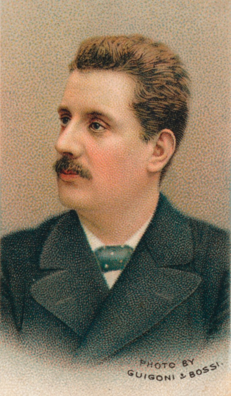 Giacomo Puccini 1858-1924 compositeur italien, 1911 - Guigoni and Bossi.