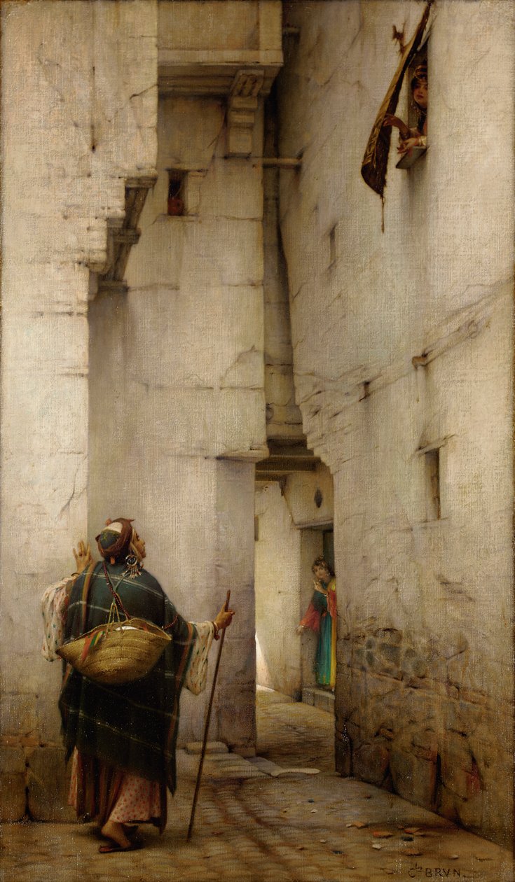 La ruelle - Guillaume Charles Brun
