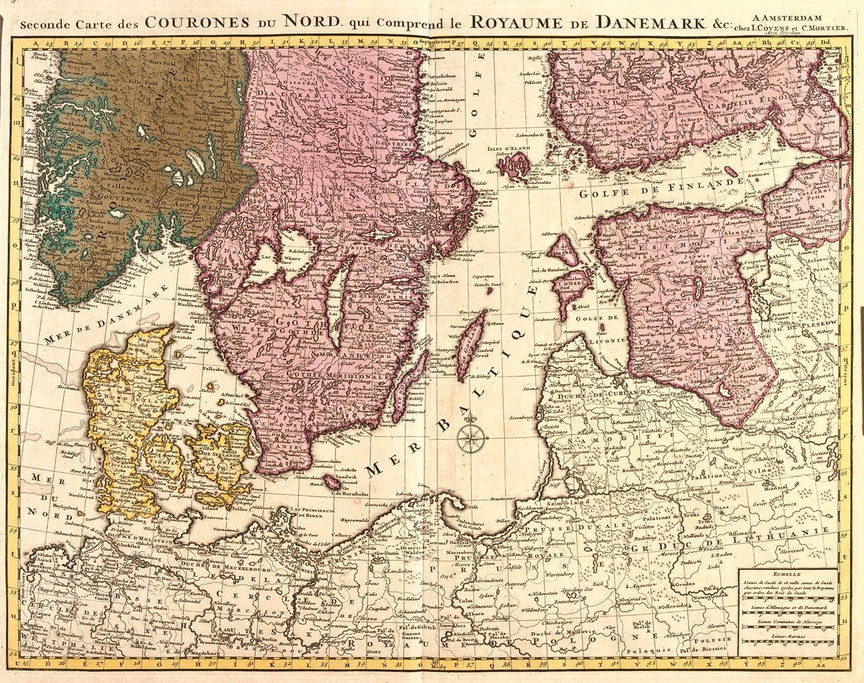 Danemark, Estonie, Norvège du Sud, Suède, Finlande - Guillaume Delisle