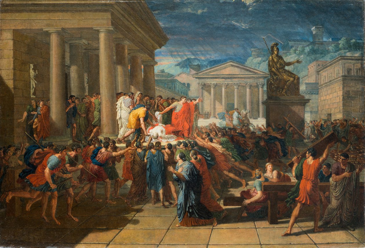 La mort de César - Guillaume Guillon Lethière