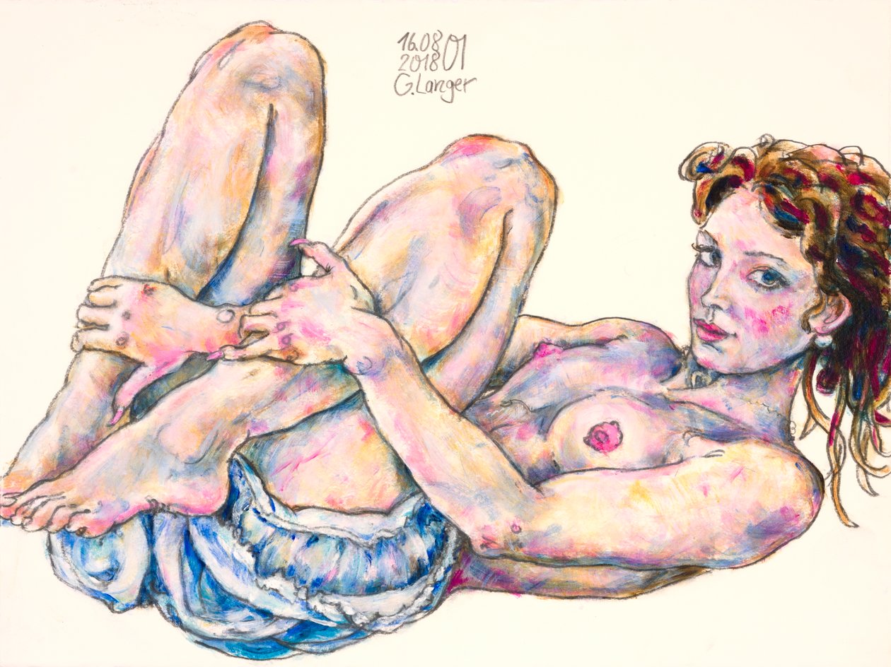 Nu couché, Attente - Gunter Langer