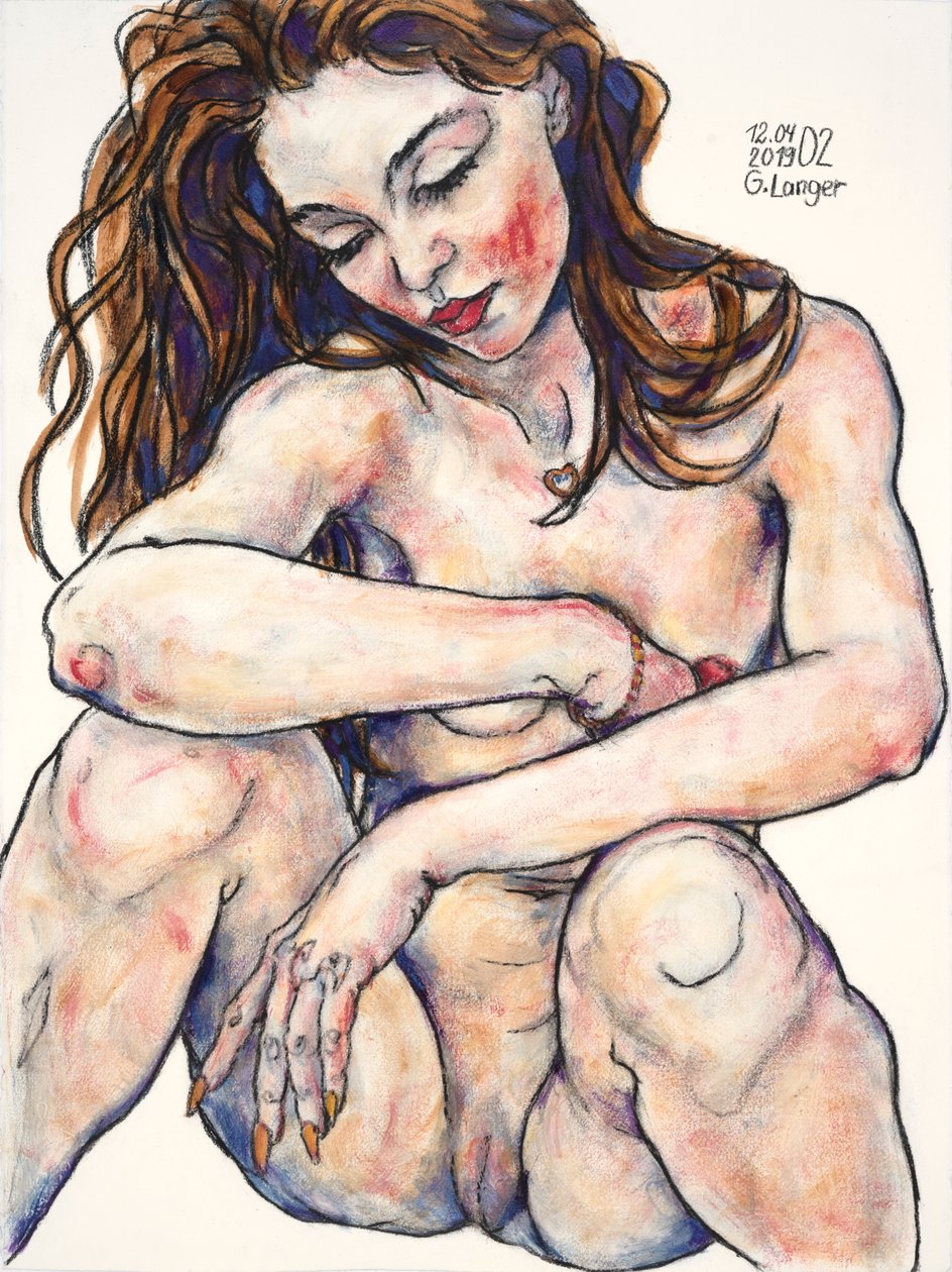 Nu féminin, ivresse - Gunter Langer
