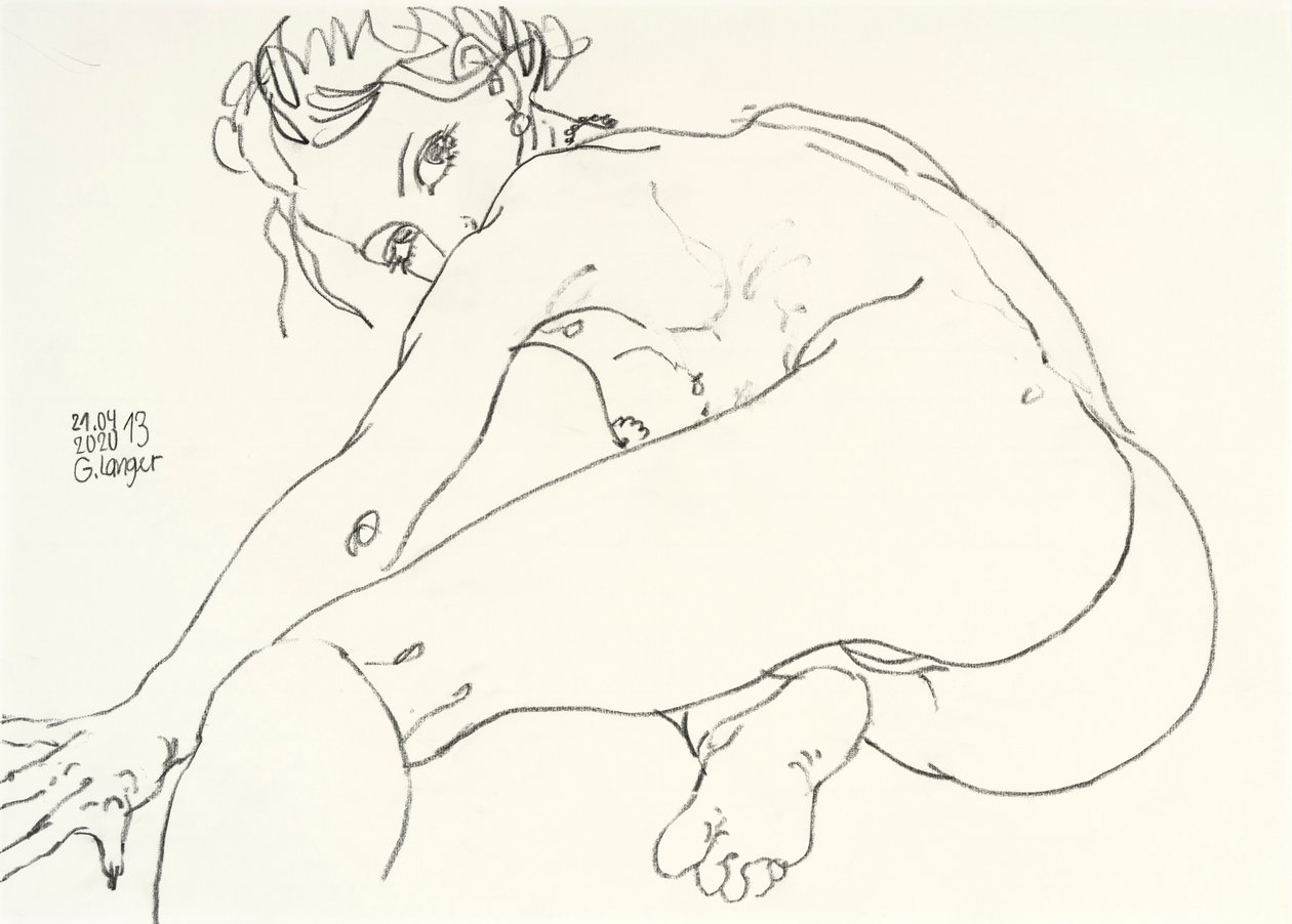 Nu féminin, symbole - Gunter Langer