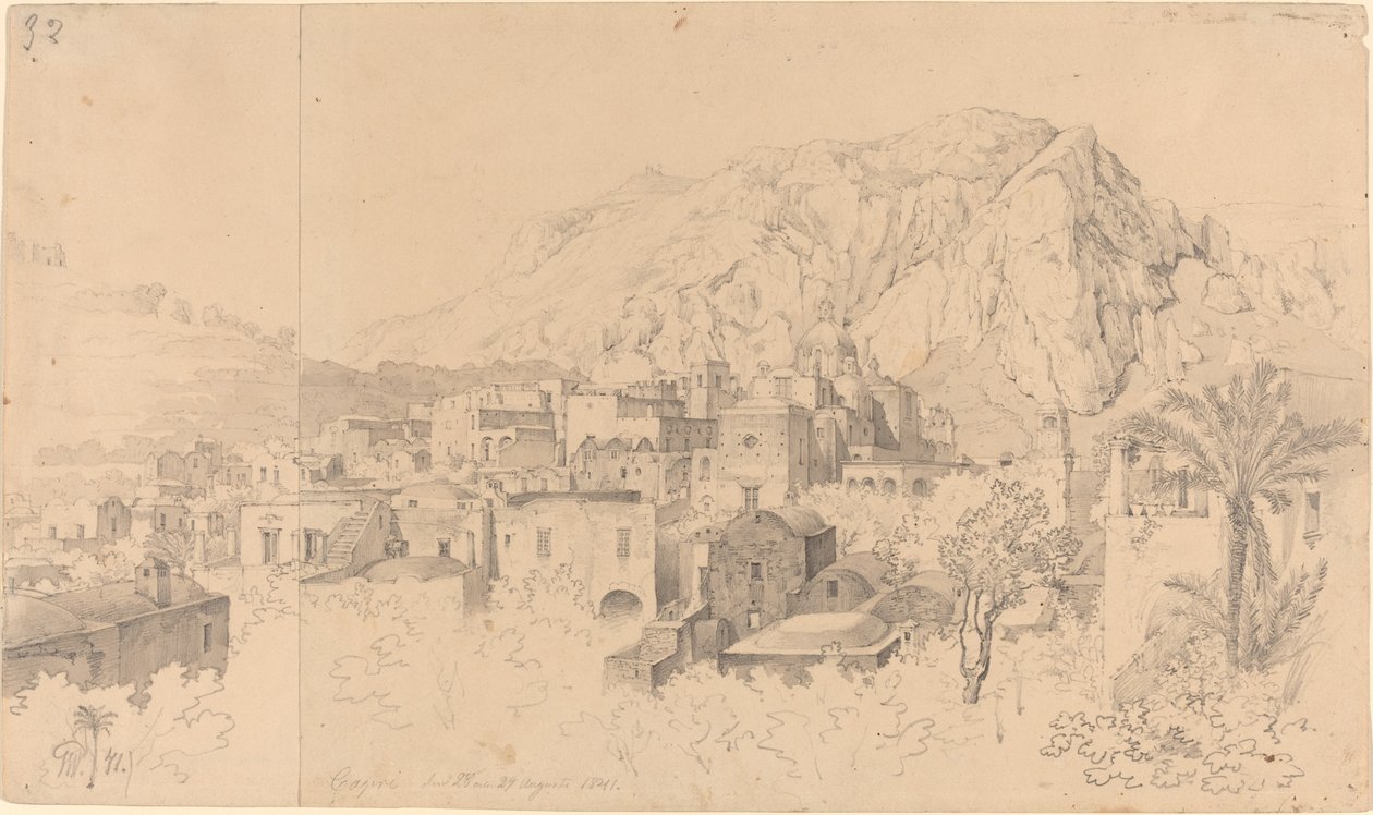 Vue de Capri - Gustaf Wilhelm Palm