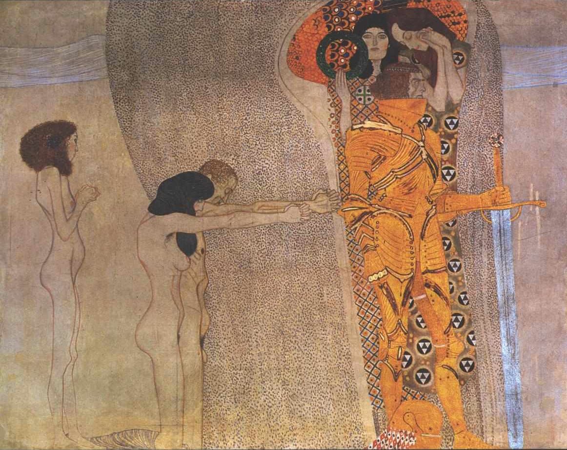 Beethovenfries (détail) - Gustav Klimt