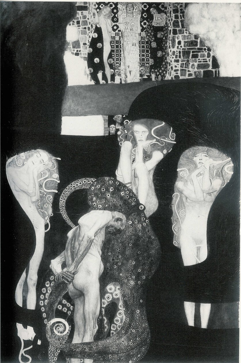 Tableau de la faculté de jurisprudence - Gustav Klimt