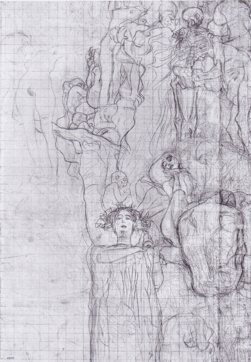 Esquisse de transfert de la médecine - Gustav Klimt