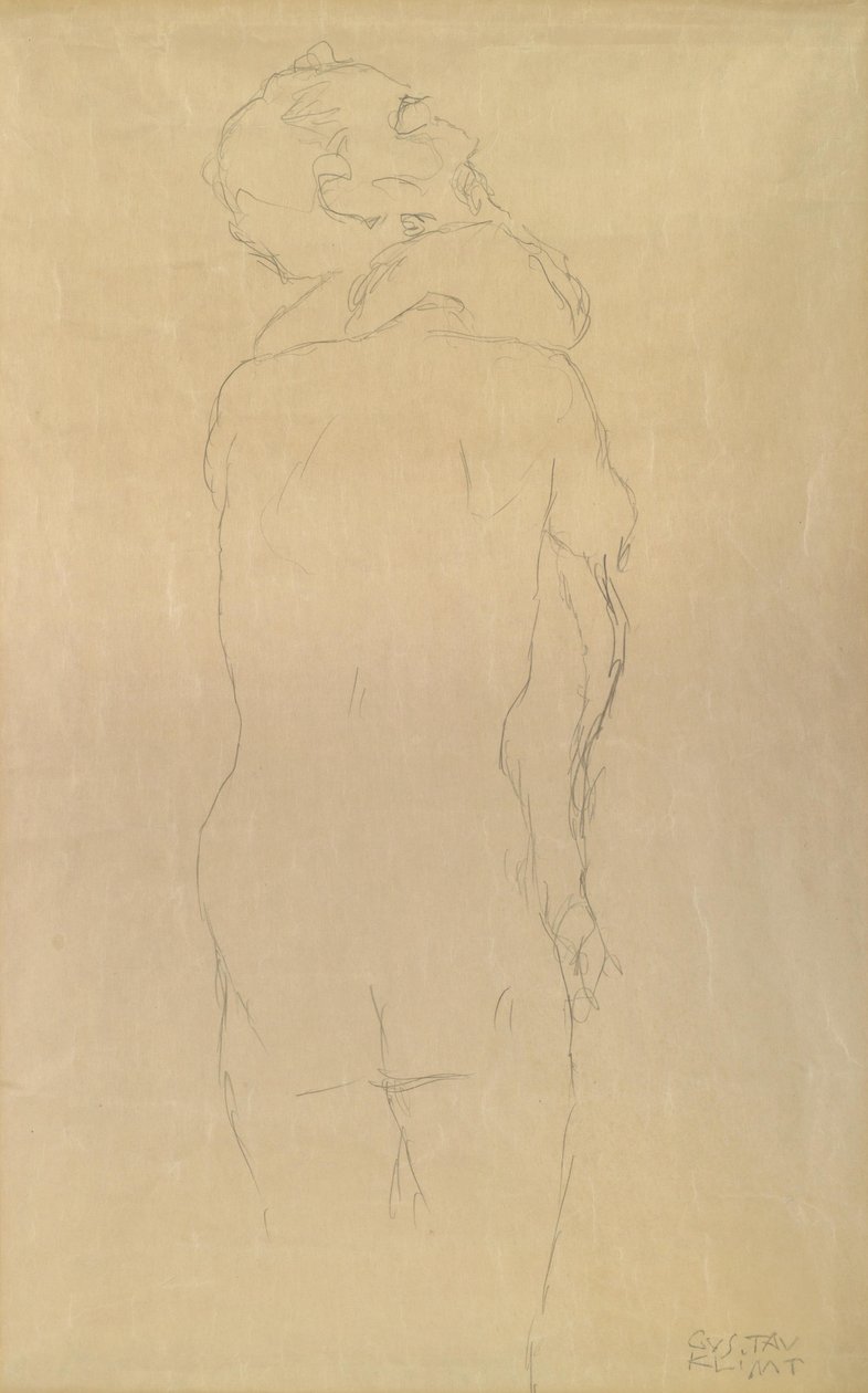 Adam et Ève étude - Gustav Klimt
