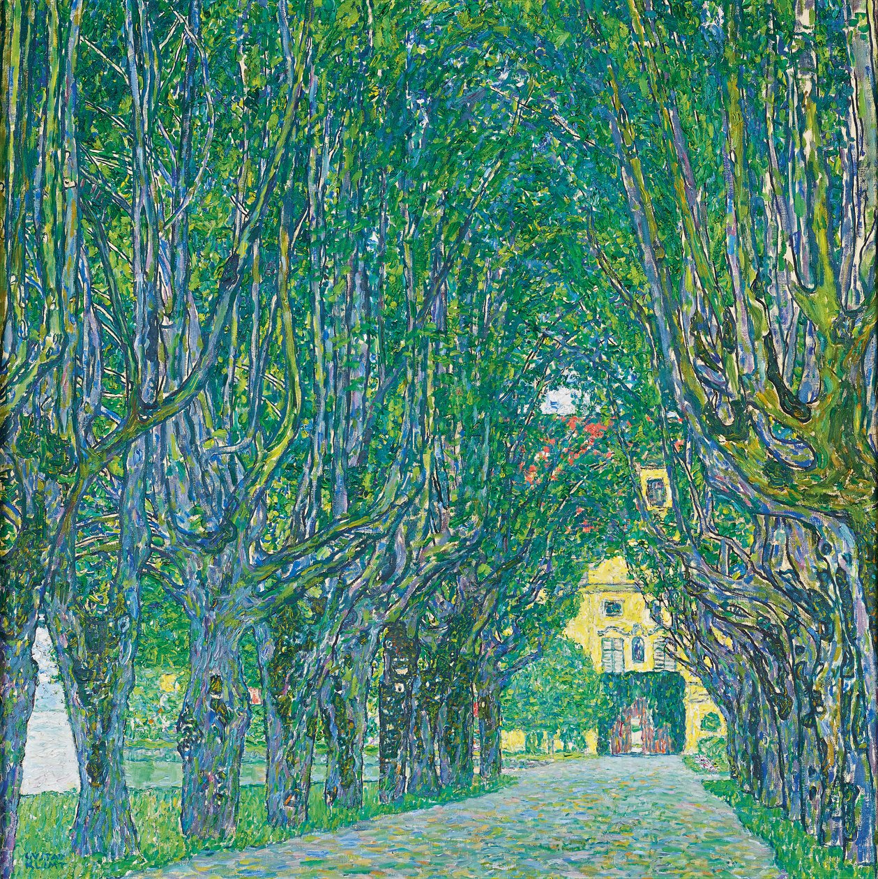 Allée du parc du château de Kammer - Gustav Klimt