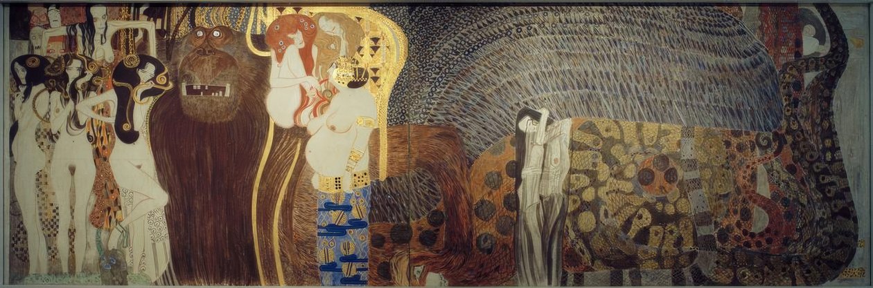 Frise Beethoven – Les forces hostiles - Gustav Klimt