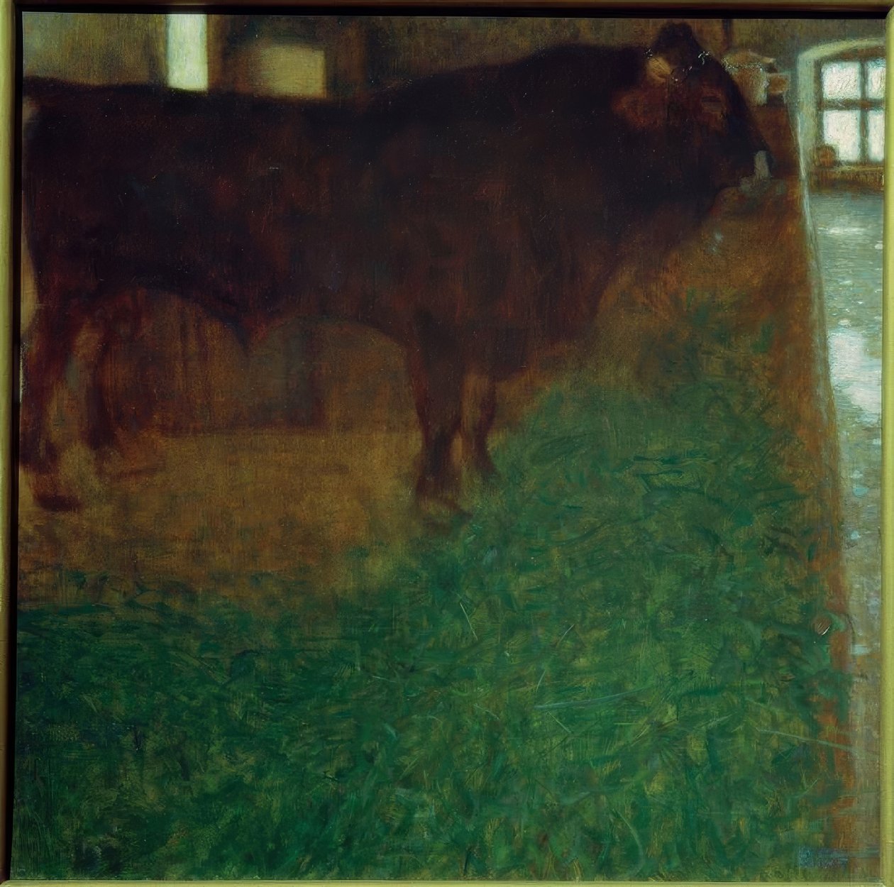 Le taureau noir (Le taureau Martin) - Gustav Klimt