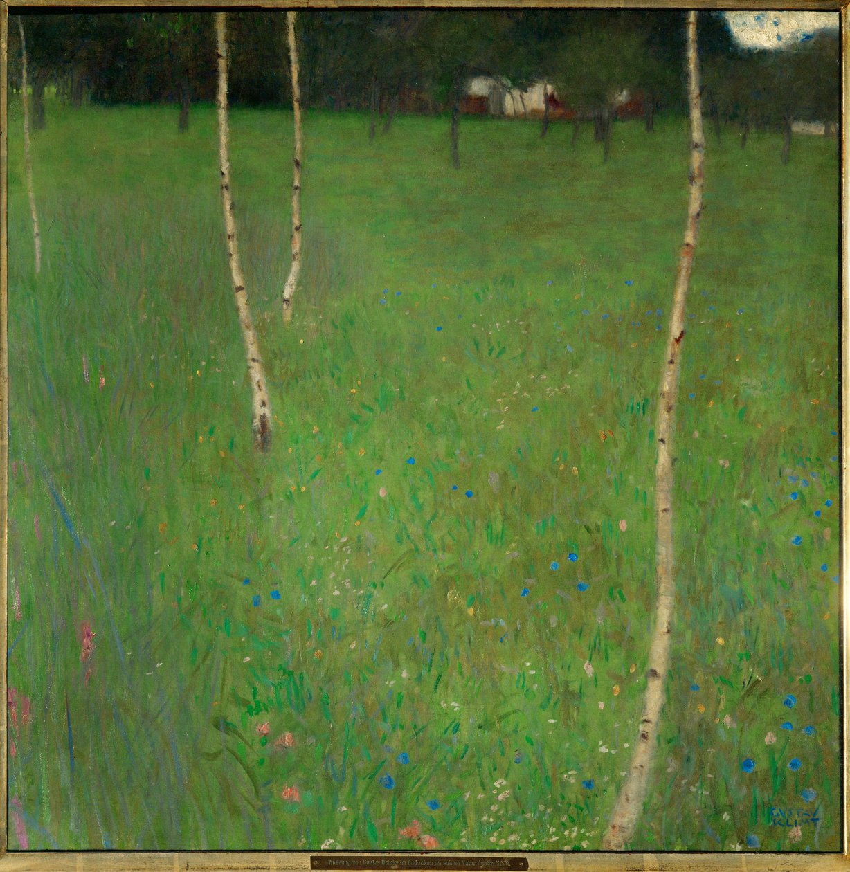 Ferme avec bouleaux - Gustav Klimt