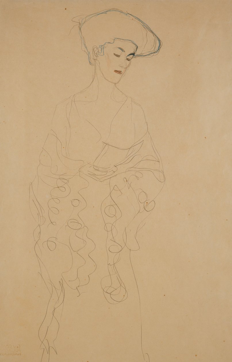 Avec une légère torsion vers la gauche, 1907 - Gustav Klimt