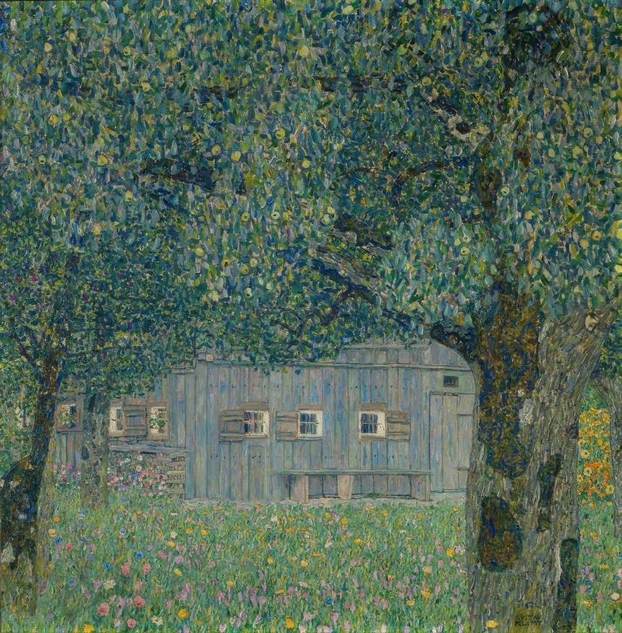 Ferme de Haute-Autriche - Gustav Klimt