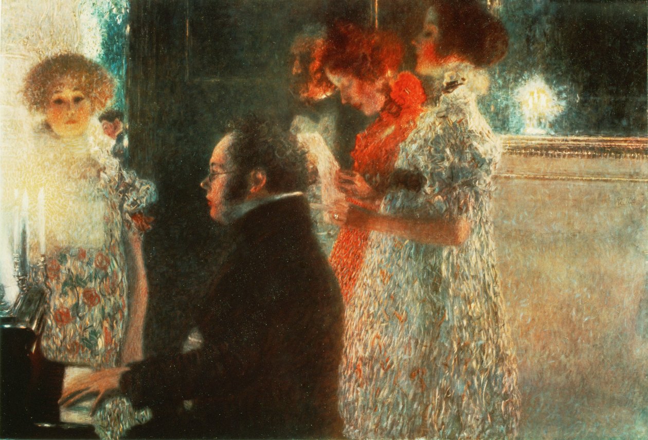 Schubert au piano - Gustav Klimt