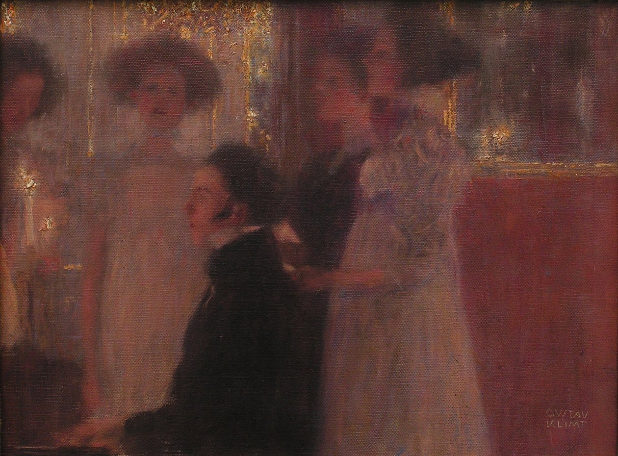 Schubert au piano (esquisse), 1896 - Gustav Klimt