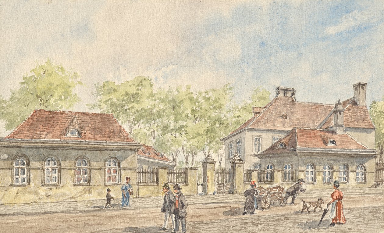 La rue Hohlweggasse à Vienne-Landstraße - Gustav Korompay