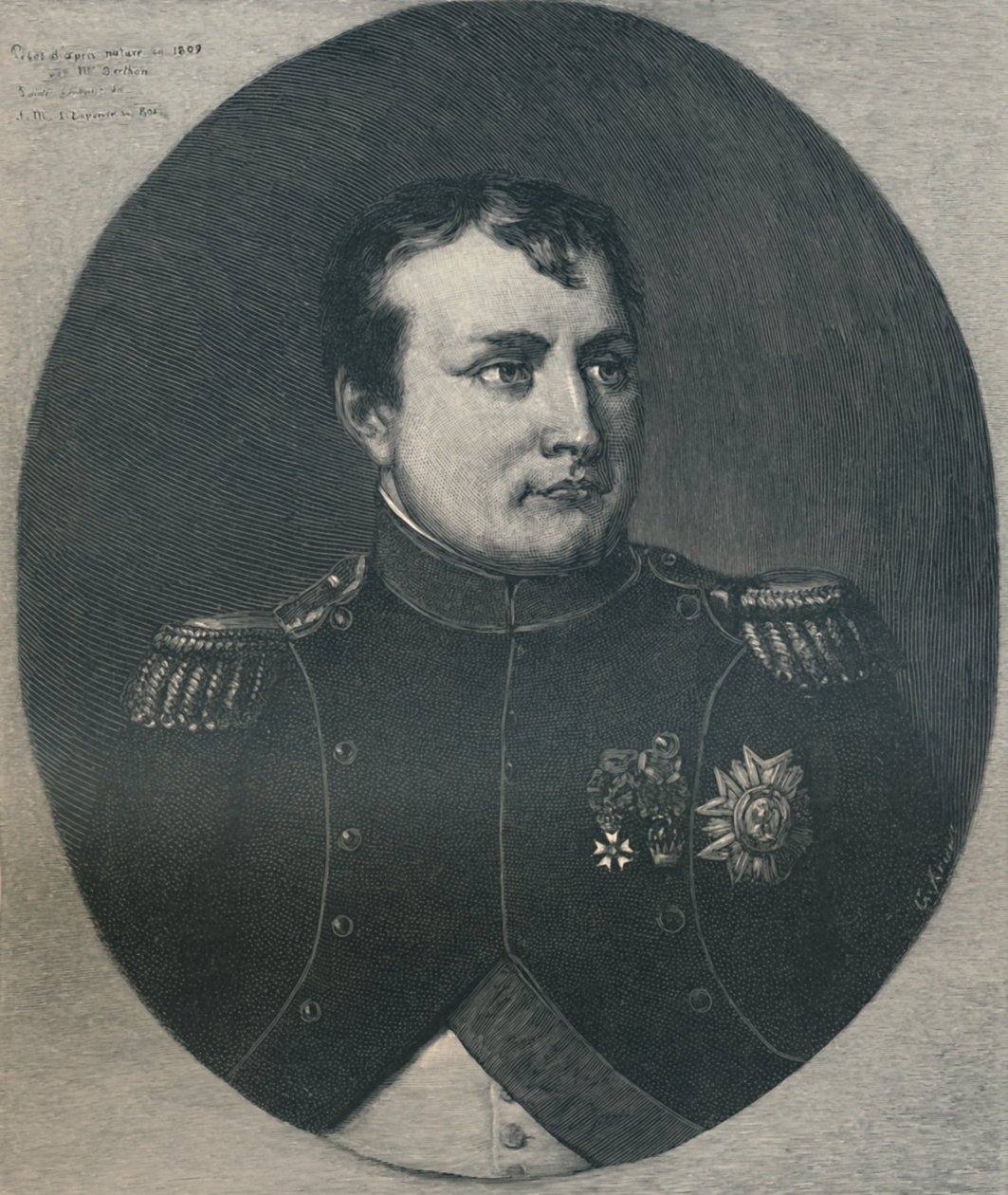 Napoléon Bonaparte en 1809, 1896 - Gustav Kruell