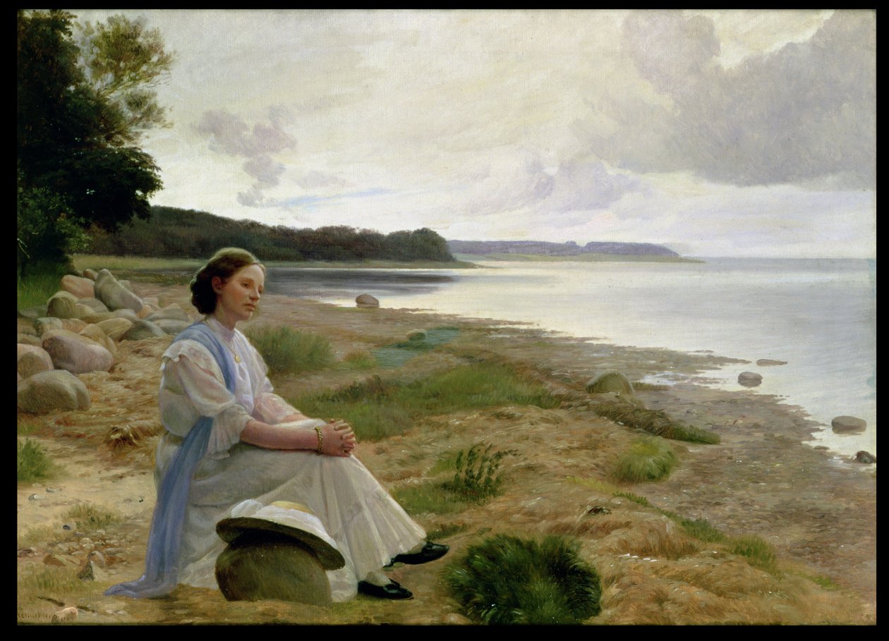 Sur la plage - Gustav Vermehren