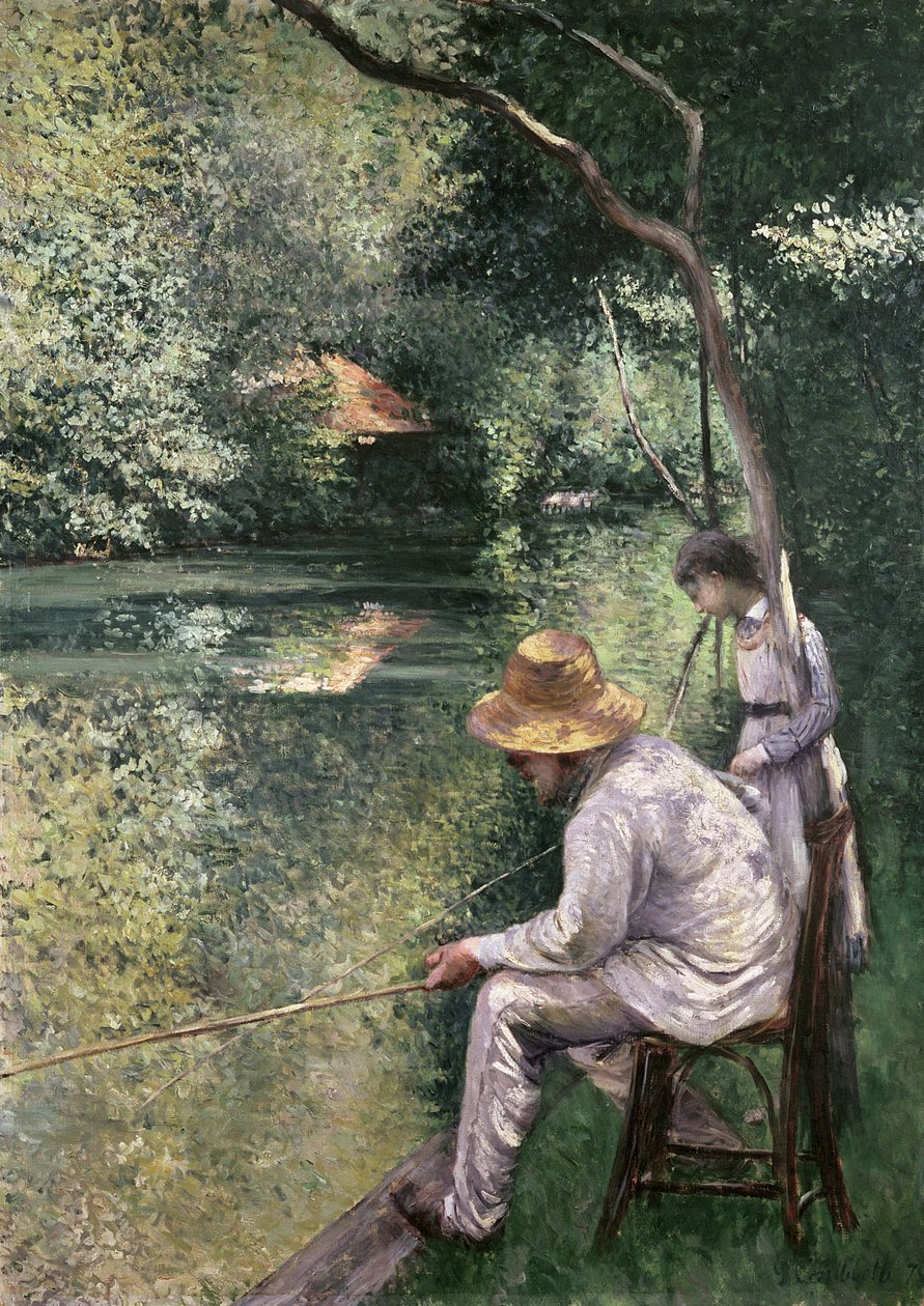 Pêche à la ligne, 1878 - Gustave Caillebotte