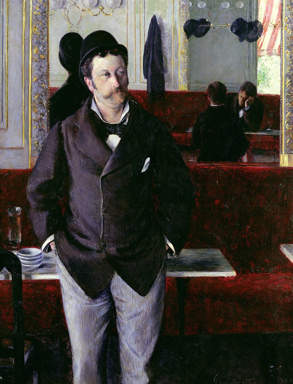 Au Café, Rouen, 1880 - Gustave Caillebotte