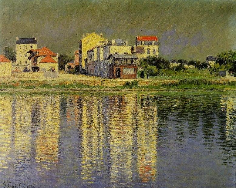 Bords de Seine - Gustave Caillebotte