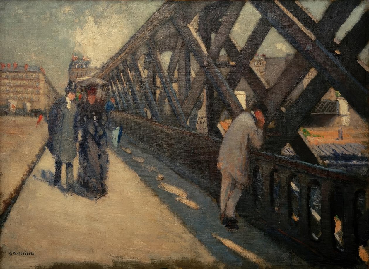 Le pont de l’Europe, esquisse - Gustave Caillebotte