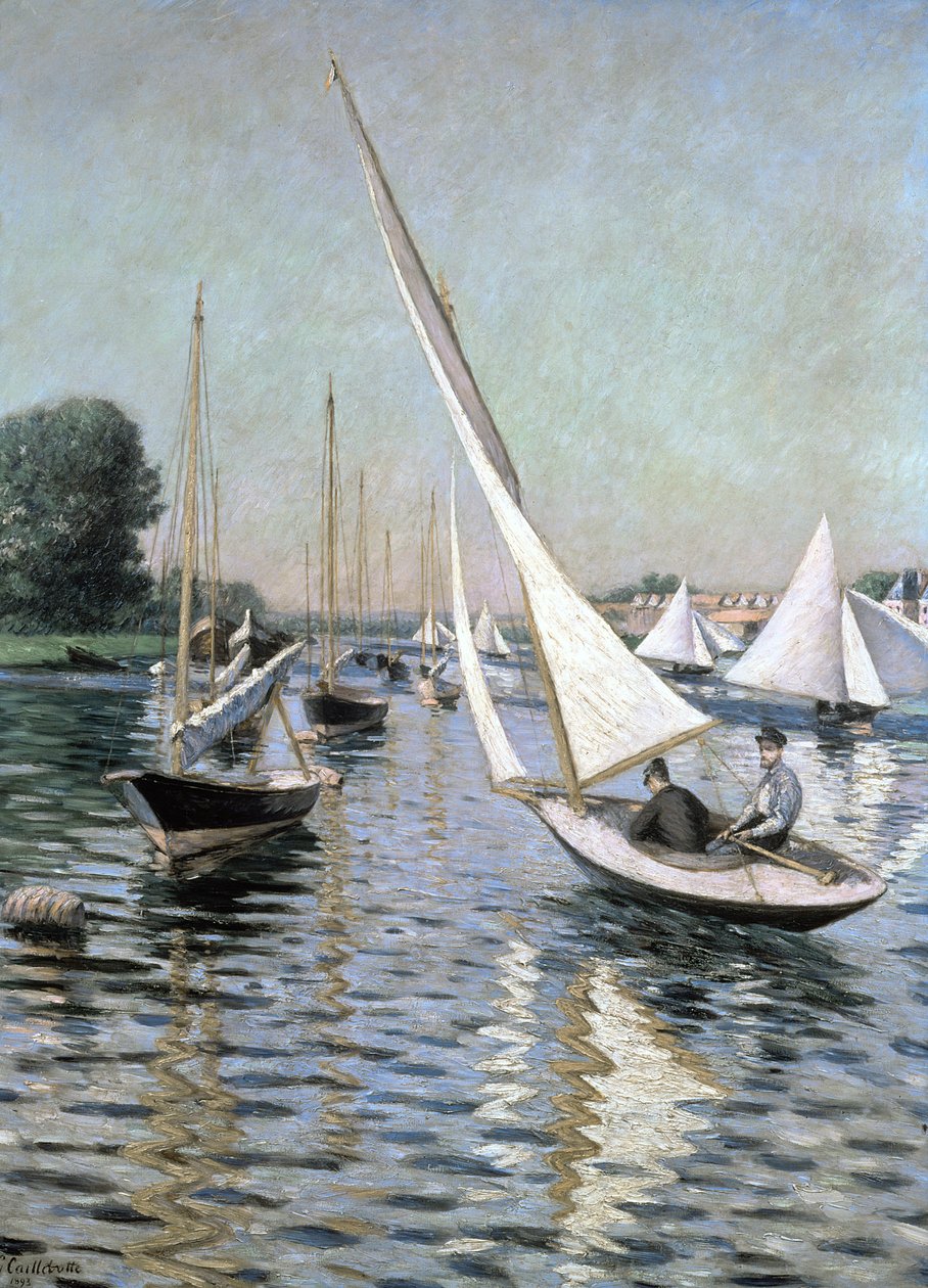 Régate à Argenteuil, 1893 - Gustave Caillebotte