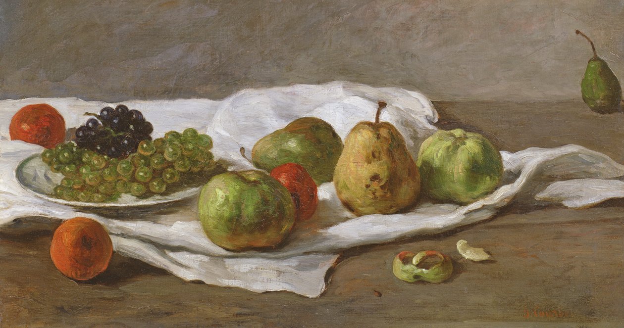 Pommes, poires et raisins - Gustave Courbet