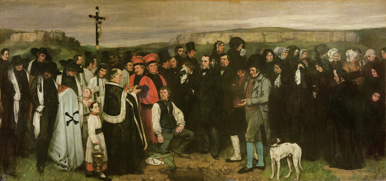 Enterrement à Ornans, 1849-50 - Gustave Courbet
