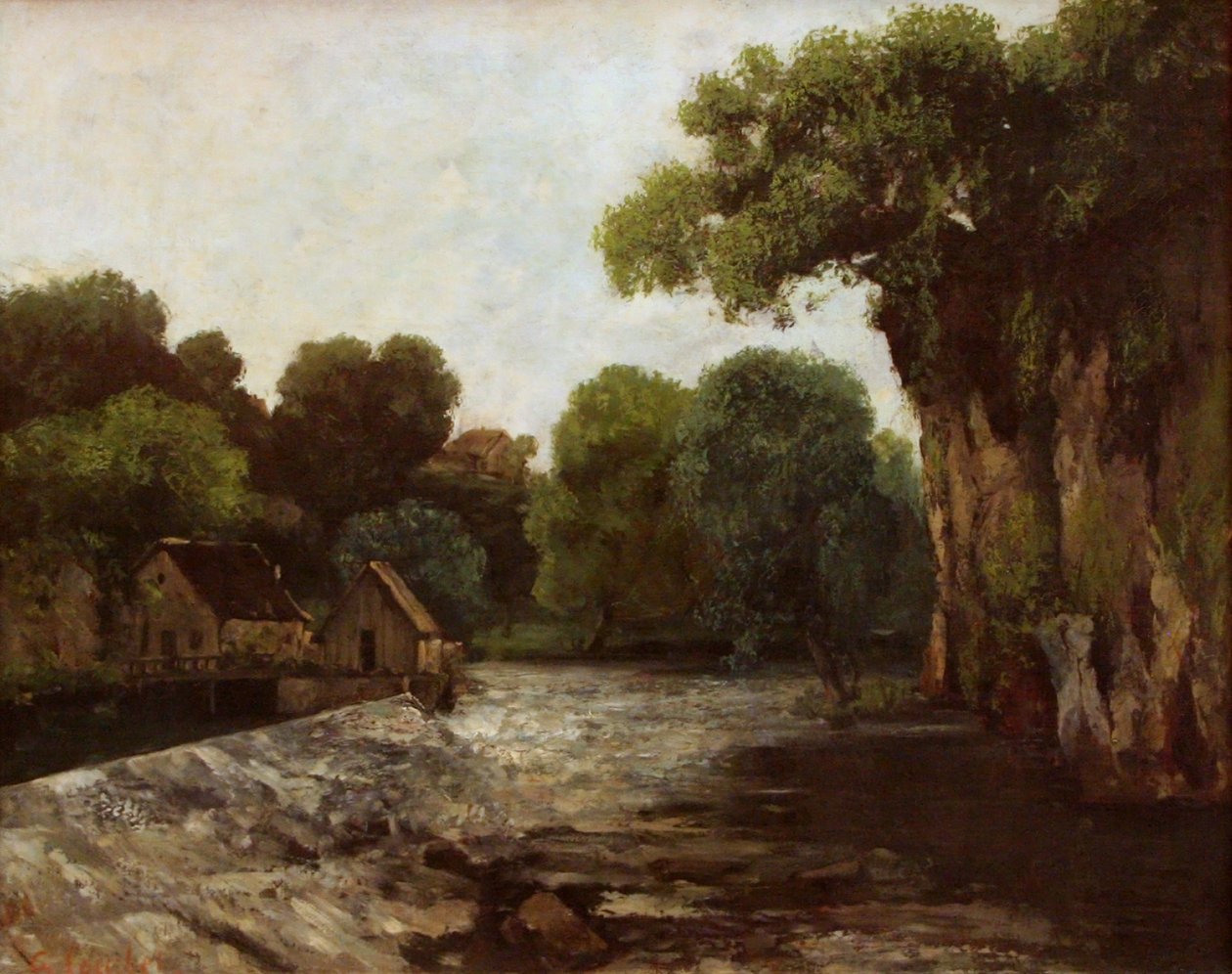 Le Déversoir - Gustave Courbet