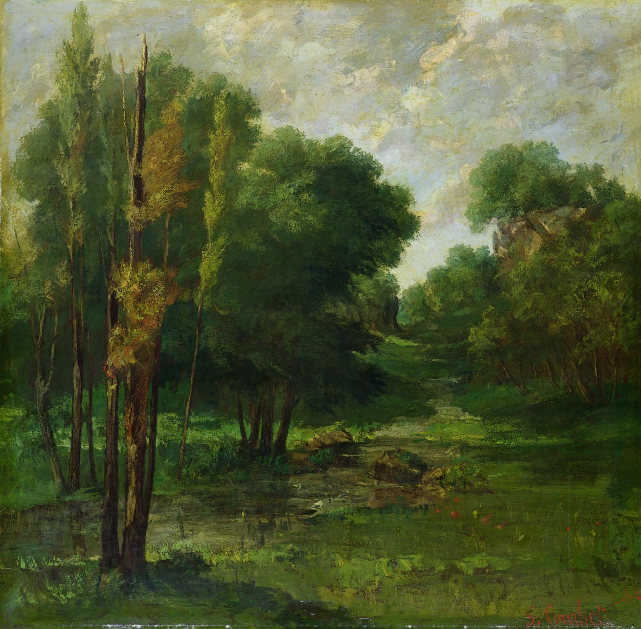 Paysage forestier, 1864 - Gustave Courbet