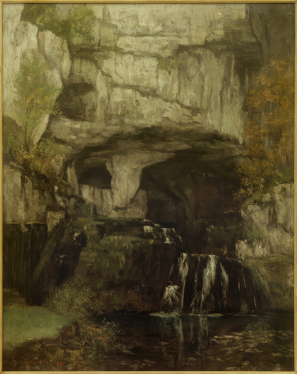 La Source du Lison - Gustave Courbet