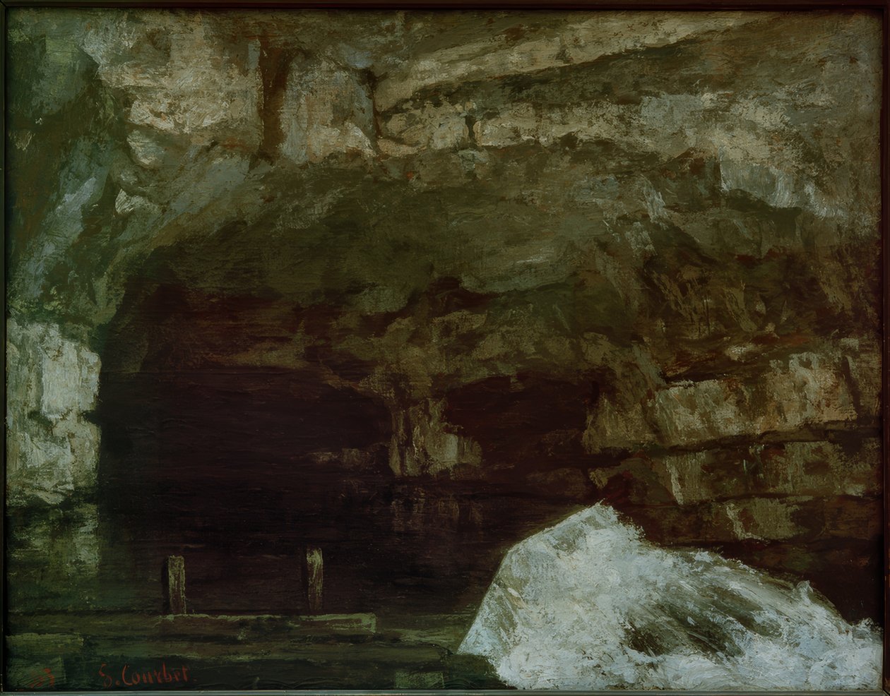 La source de la Loue - Gustave Courbet