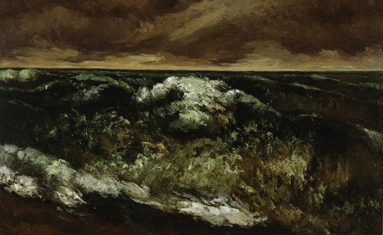 La vague - Gustave Courbet