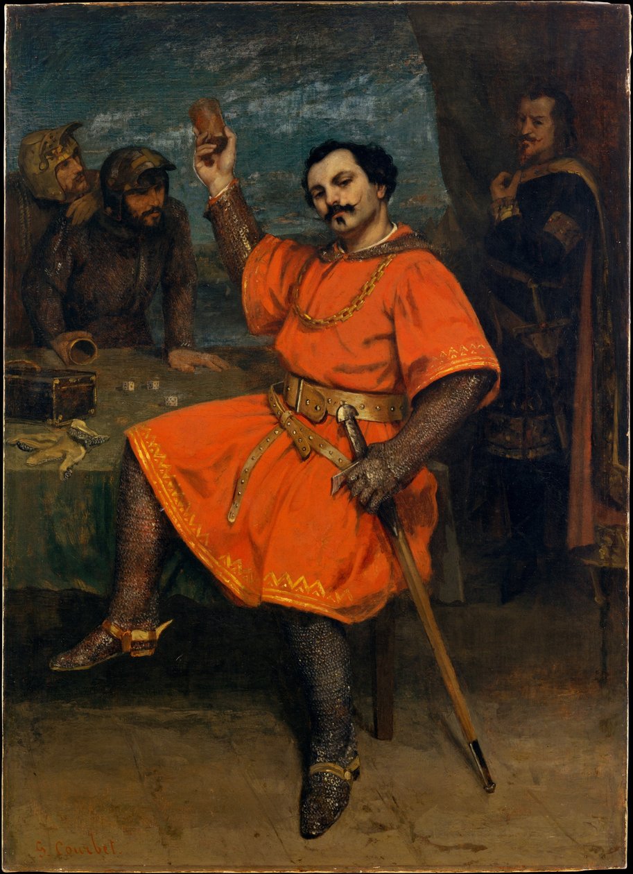 Louis Guéymard en Robert le Diable - Gustave Courbet