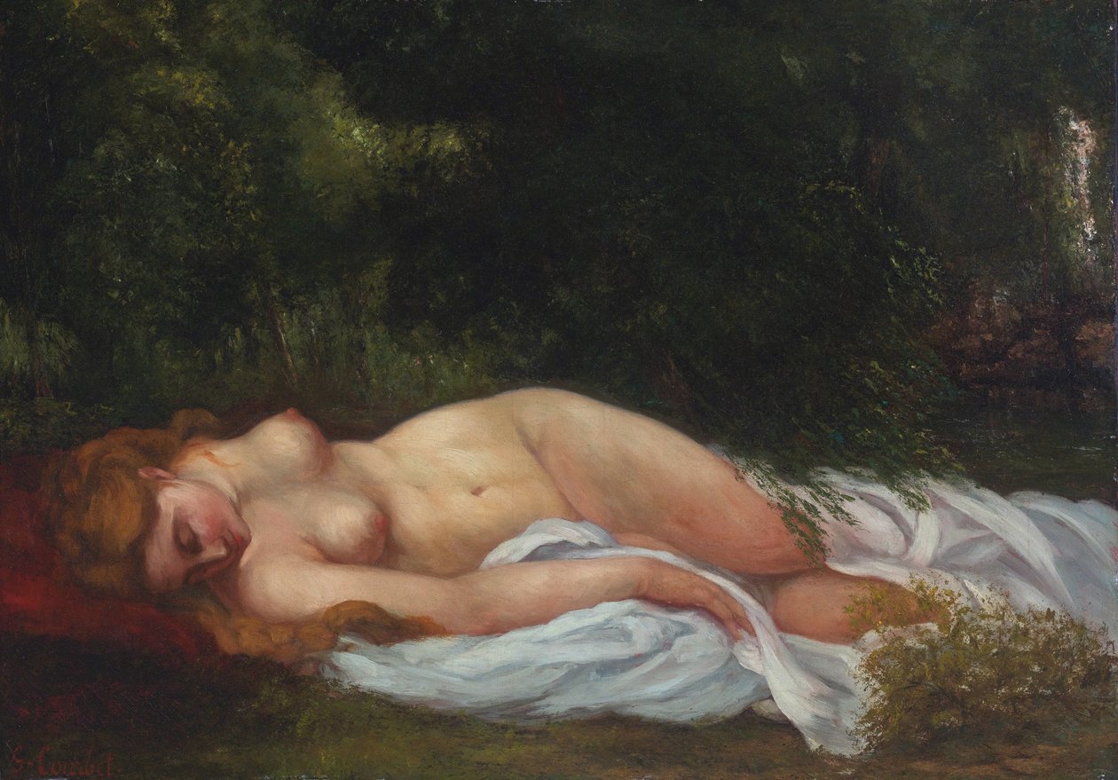 Nu couché - Gustave Courbet