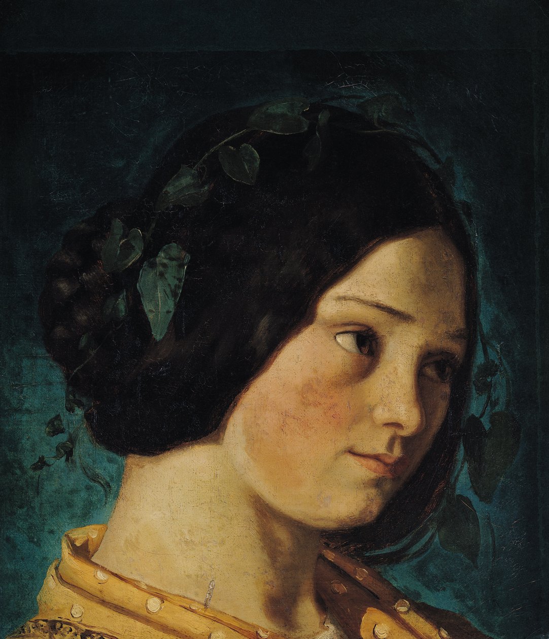 Portrait de Zelie Courbet, c.1842 - Gustave Courbet