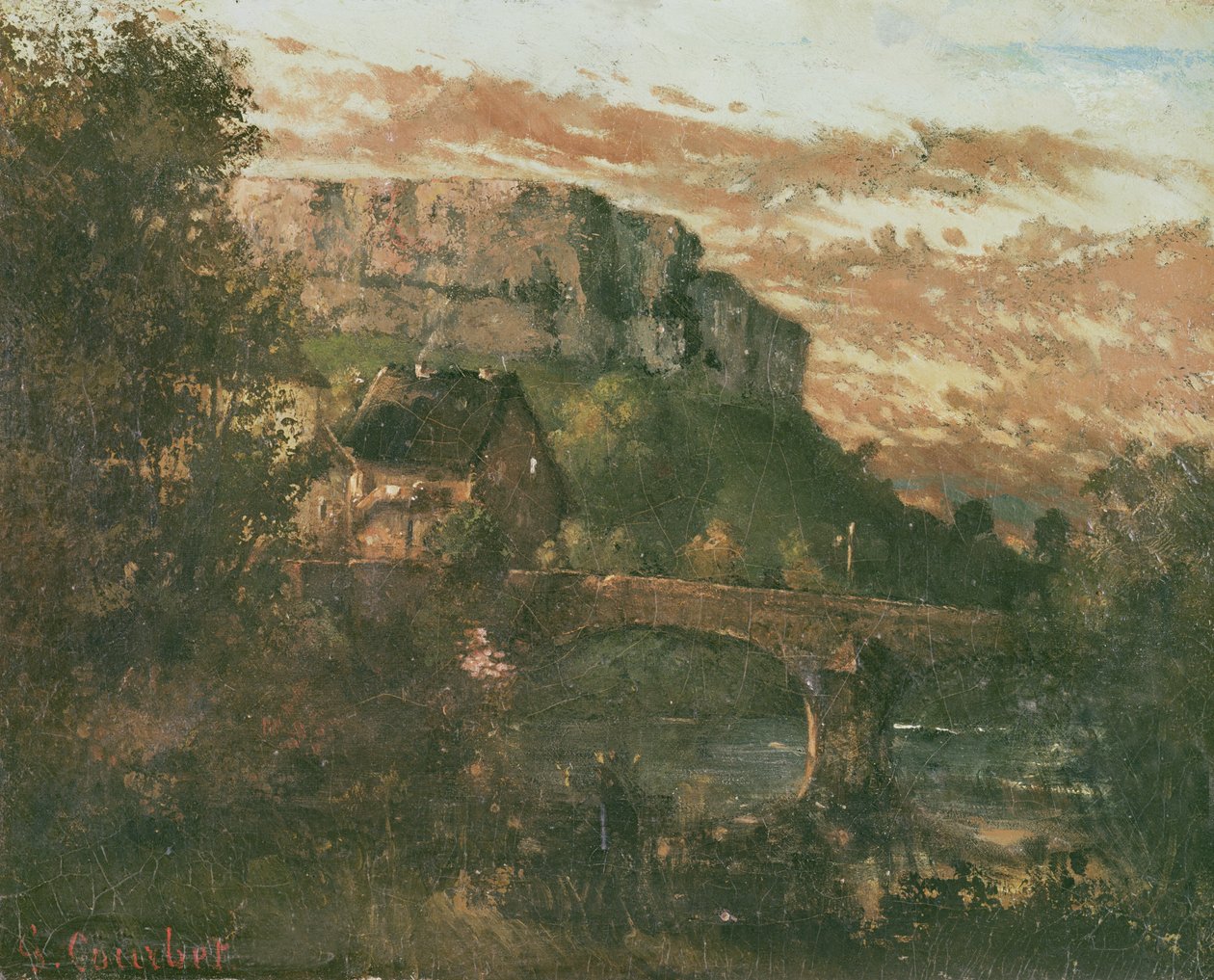 Le Pont à Nahin, 1868 - Gustave Courbet