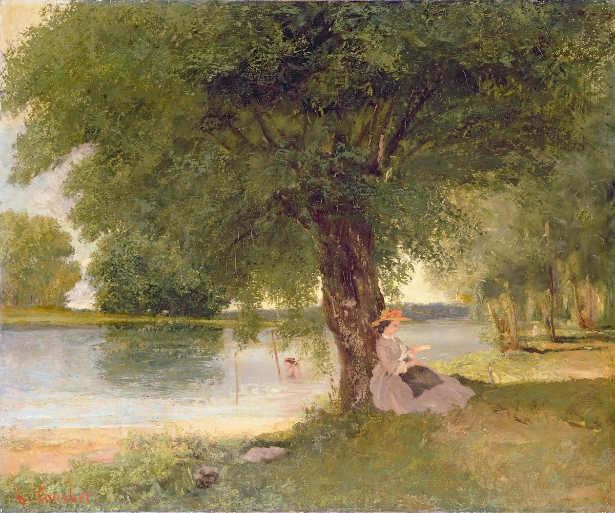 La Charente à Port-Bertaud, 1862 - Gustave Courbet