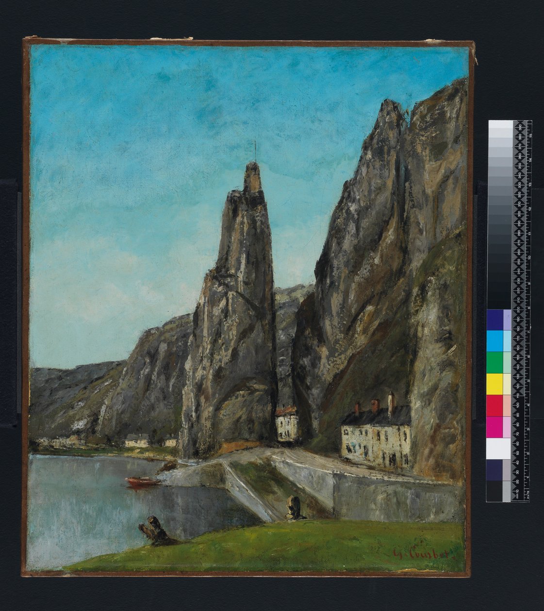 Le Rocher de Bayard, Dinant, Belgique, vers 1856 - Gustave Courbet