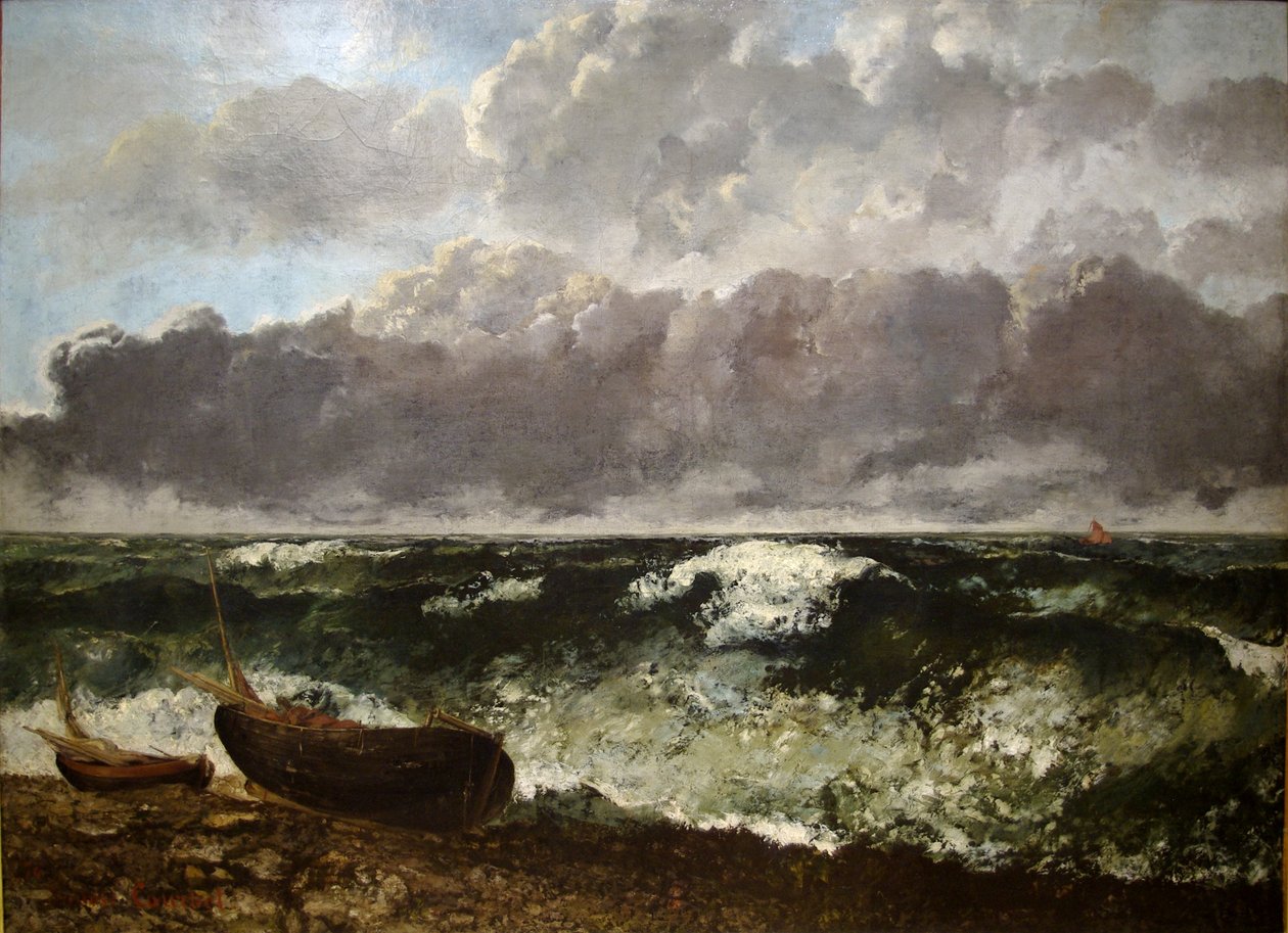 La Mer orageuse - Gustave Courbet